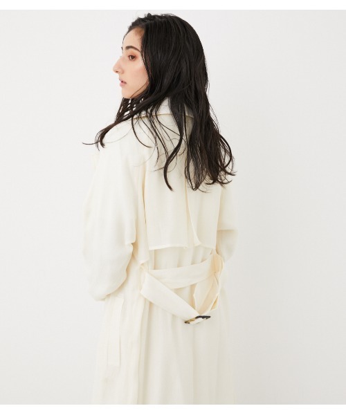 rienda/オーガンジートレンチCT 楽天市場】【SALE／20%OFF】オーガンジートレンチCT rienda