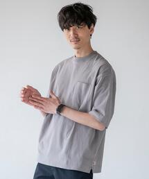coen | USAコットンリラックスシルエットポケットTシャツ(Tシャツ/カットソー)
