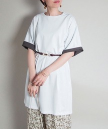 NICOLE white | ロング丈ビッグＴシャツ(Tシャツ/カットソー)