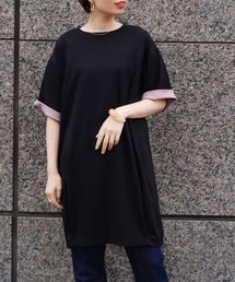 NICOLE white | ロング丈ビッグＴシャツ(Tシャツ/カットソー)