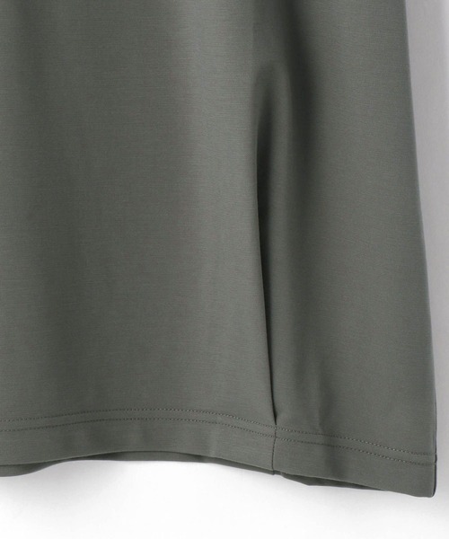 NICOLE white(ニコルホワイト)の「ロング丈ビッグTシャツ(Tシャツ/カットソー・レディース・ライトグレー/ブラック/ピンク/オフホワイト・FREE)」の11枚目の写真