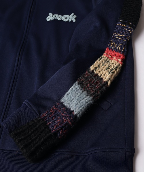 amok(アモク)の「2021秋冬 KNIT TRACK JACKETS(ジャージ・メンズ・ネイビー/ブラック・L/M/S)」の7枚目の写真