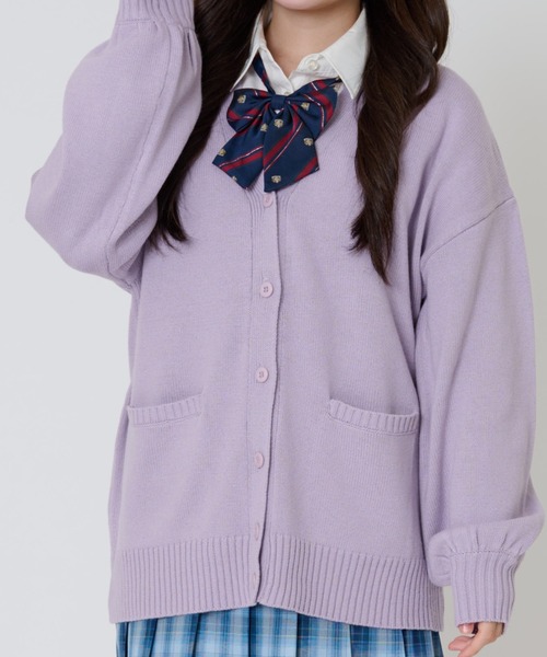 WEGO(ウィゴー)の「WEGO/【25年春夏/毎年人気のアイテムが再入荷!】ニットカーディガン(カーディガン/ボレロ・レディース・ベージュ/オフホワイト/杢グレー/ブルー/ネイビー/ワイン/ブラック/ダークグリーン/ブラウン/サックスブルー/ライトパープル/ライトピンク/ベージュ系その他/レッド系その他/ブラウン系その他/ブルー系その他/ピンク/パープル/グリーン/レッド/オレンジ/グリーン系その他/その他1/その他2/イエロー/ピンク系その他/ライム・FREE)」の17枚目の写真