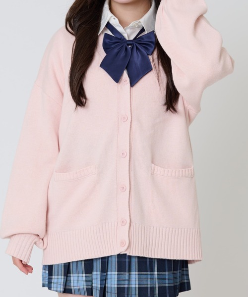 WEGO(ウィゴー)の「WEGO/【25年春夏/毎年人気のアイテムが再入荷!】ニットカーディガン(カーディガン/ボレロ・レディース・ベージュ/オフホワイト/杢グレー/ブルー/ネイビー/ワイン/ブラック/ダークグリーン/ブラウン/サックスブルー/ライトパープル/ライトピンク/ベージュ系その他/レッド系その他/ブラウン系その他/ブルー系その他/ピンク/パープル/グリーン/レッド/オレンジ/グリーン系その他/その他1/その他2/イエロー/ピンク系その他/ライム・FREE)」の21枚目の写真