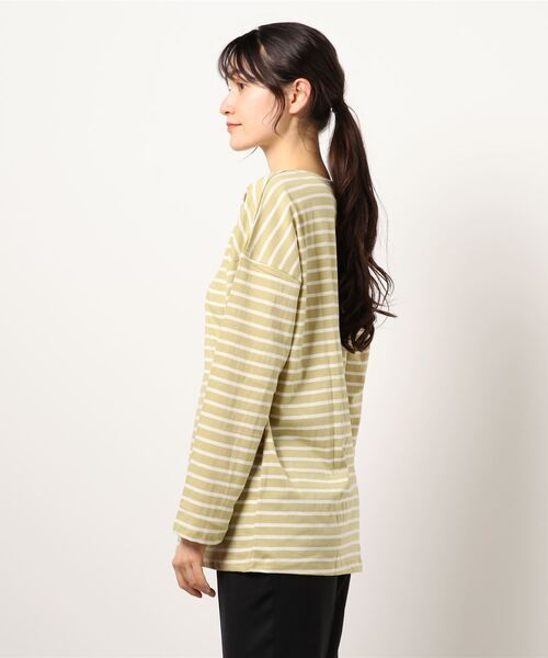titivate(ティティベイト)の「コットンボーダーカットソー(Tシャツ/カットソー・レディース・ピンク/ミント/ホワイト・M)」の13枚目の写真