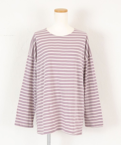 titivate(ティティベイト)の「コットンボーダーカットソー(Tシャツ/カットソー・レディース・ピンク/ミント/ホワイト・M)」の12枚目の写真