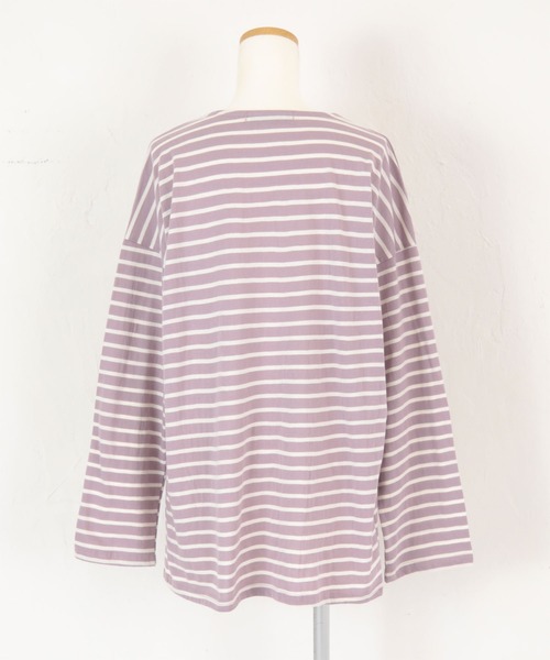 titivate(ティティベイト)の「コットンボーダーカットソー(Tシャツ/カットソー・レディース・ピンク/ミント/ホワイト・M)」の19枚目の写真