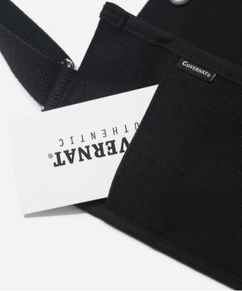 COVERNAT(カバーナット)の「【COVERNAT】AUTHENTIC LOGO SMALL CROSS BAG / カバーナット オーセンティック ロゴ スモール クロス バッグ(ショルダーバッグ・メンズ・ブラック・FREE)」の9枚目の写真