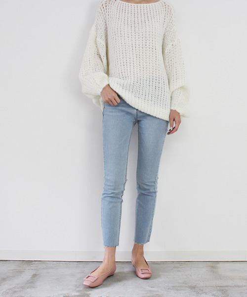 MODE ROBE（モードローブ）の「スクエアバックルパンプス（パンプス・レディース・アイボリー/ブルー/ピンク・22.5㎝/23㎝/23.5㎝/24㎝/24.5㎝/25㎝）」の12枚目の写真