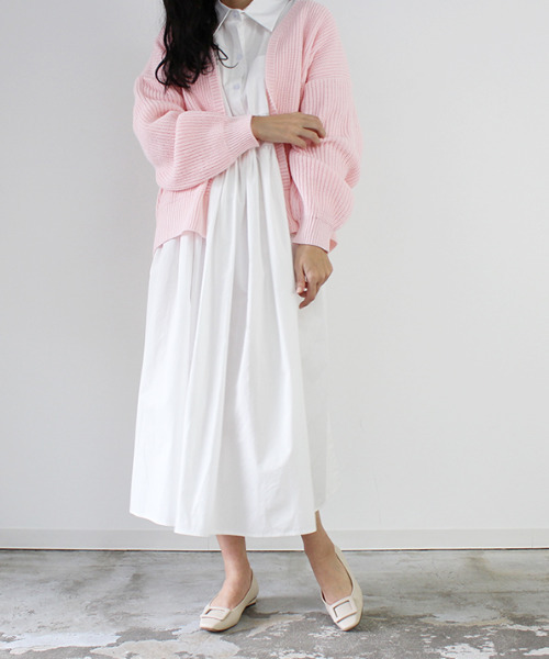 MODE ROBE（モードローブ）の「スクエアバックルパンプス（パンプス・レディース・アイボリー/ブルー/ピンク・22.5㎝/23㎝/23.5㎝/24㎝/24.5㎝/25㎝）」の17枚目の写真