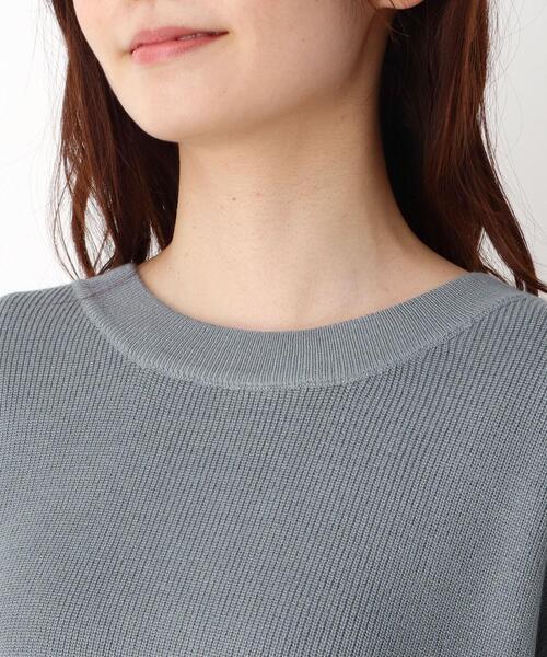 pink adobe（ピンクアドベ）の「◆【M-LL】レイヤード見え レースアップニット（ニット/セーター・レディース・グレー/ブラック/ライトブルー/ライトベージュ・38/40/42）」の13枚目の写真