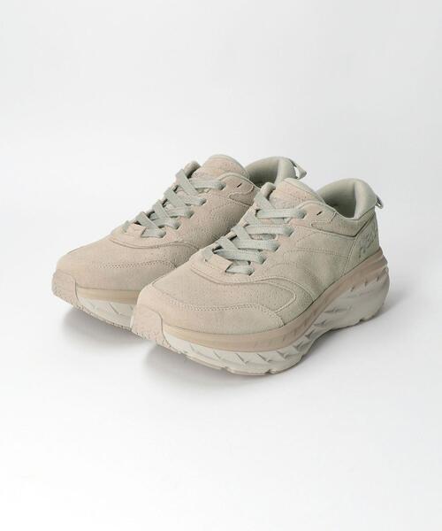 HOKA（ホカ）の「＜HOKA ONE ONE（ホカ オネオネ＞ BONDI SUEDE/ボンダイ（スニーカー・メンズ・ベージュ・11/8/10/9/7）」の6枚目の写真