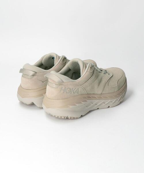 HOKA（ホカ）の「＜HOKA ONE ONE（ホカ オネオネ＞ BONDI SUEDE/ボンダイ（スニーカー・メンズ・ベージュ・11/8/10/9/7）」の2枚目の写真