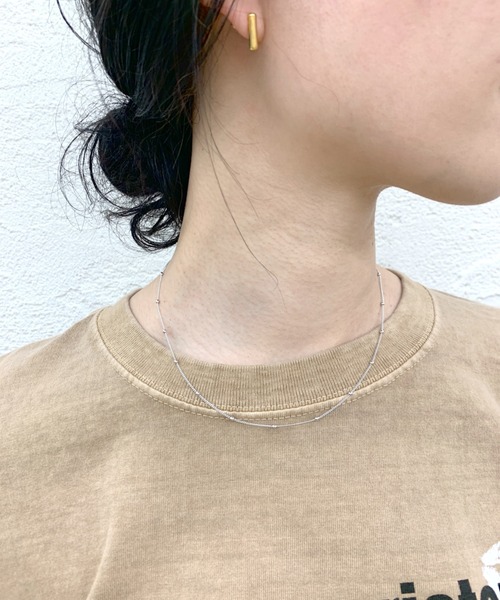 SHENERY（シーナリー）の「【WEB限定】ボールチェーンネックレス（ネックレス・レディース・シルバー/ゴールド・FREE）」の5枚目の写真