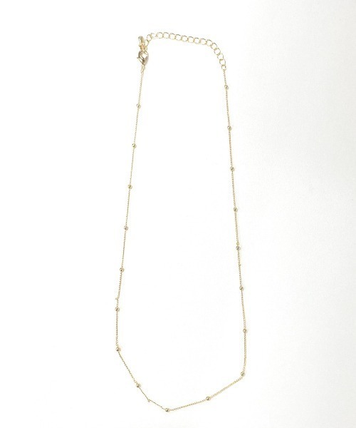 SHENERY（シーナリー）の「【WEB限定】ボールチェーンネックレス（ネックレス・レディース・シルバー/ゴールド・FREE）」の12枚目の写真