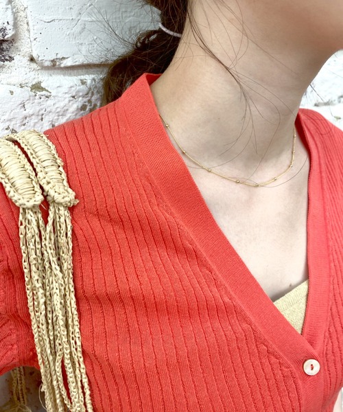 SHENERY（シーナリー）の「【WEB限定】ボールチェーンネックレス（ネックレス・レディース・シルバー/ゴールド・FREE）」の3枚目の写真