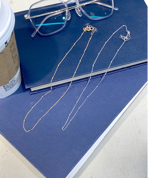 SHENERY（シーナリー）の「【WEB限定】ボールチェーンネックレス（ネックレス・レディース・シルバー/ゴールド・FREE）」の14枚目の写真