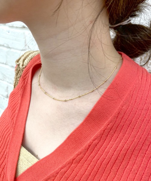 SHENERY（シーナリー）の「【WEB限定】ボールチェーンネックレス（ネックレス・レディース・シルバー/ゴールド・FREE）」の17枚目の写真