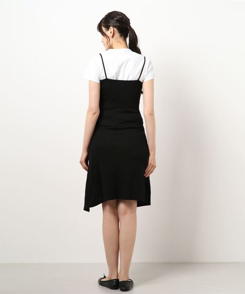 SPIGA（スピーガ）の「裾ﾄﾞﾛｰｲﾝｸﾞキャミOP（ワンピース・レディース・ブラック・FREE）」の2枚目の写真