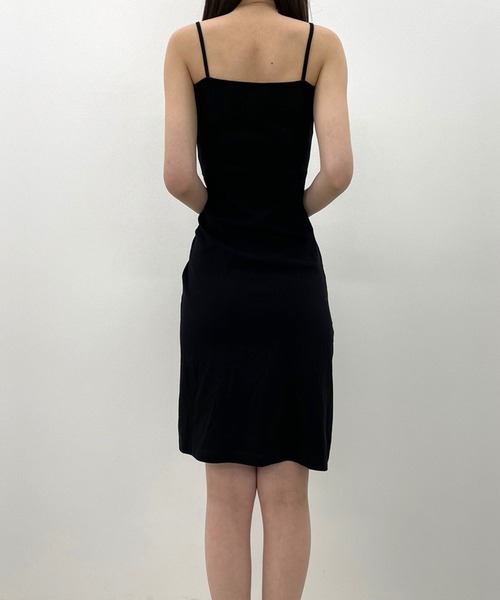 SPIGA（スピーガ）の「裾ﾄﾞﾛｰｲﾝｸﾞキャミOP（ワンピース・レディース・ブラック・FREE）」の5枚目の写真