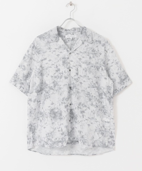 URBAN RESEARCH（アーバンリサーチ）の「スプラッシュパターンオープンカラーシャツ（シャツ/ブラウス・メンズ・チャコールグレー/グレー・MEDIUM/LARGE）」の8枚目の写真