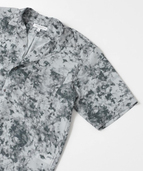 URBAN RESEARCH（アーバンリサーチ）の「スプラッシュパターンオープンカラーシャツ（シャツ/ブラウス・メンズ・チャコールグレー/グレー・MEDIUM/LARGE）」の10枚目の写真