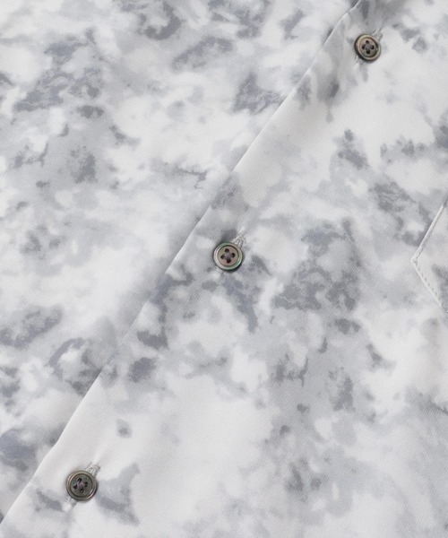 URBAN RESEARCH（アーバンリサーチ）の「スプラッシュパターンオープンカラーシャツ（シャツ/ブラウス・メンズ・チャコールグレー/グレー・MEDIUM/LARGE）」の14枚目の写真