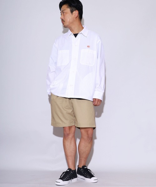 COWDEN（カウデン）の「COWDEN/カウデン COWDEN サッカー CPO シャツ（シャツ/ブラウス・メンズ・ホワイト/ベージュ/ブルー・M/L）」の10枚目の写真