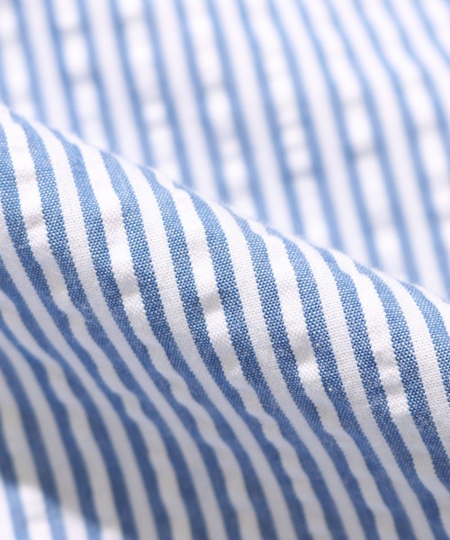 COWDEN（カウデン）の「COWDEN/カウデン COWDEN サッカー CPO シャツ（シャツ/ブラウス・メンズ・ホワイト/ベージュ/ブルー・M/L）」の19枚目の写真