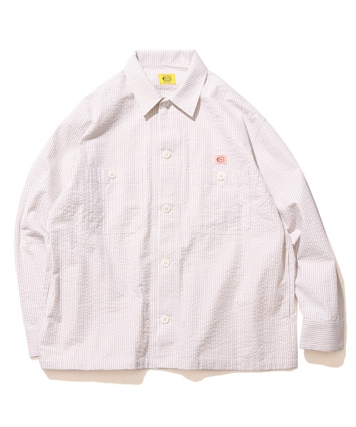 COWDEN（カウデン）の「COWDEN/カウデン COWDEN サッカー CPO シャツ（シャツ/ブラウス・メンズ・ホワイト/ベージュ/ブルー・M/L）」の21枚目の写真