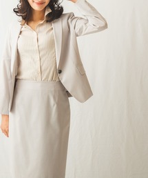 NARACAMICIE | キュプラポリエステルテーラージャケット(テーラードジャケット)