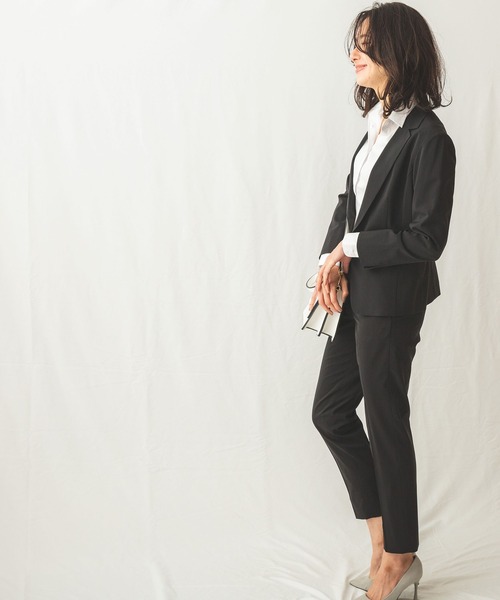 NARACAMICIE(ナラカミーチェ)の「キュプラポリエステルテーラージャケット(テーラードジャケット・レディース・ブラック/グレー/ネイビー・LARGE/MEDIUM/SMALL)」の13枚目の写真
