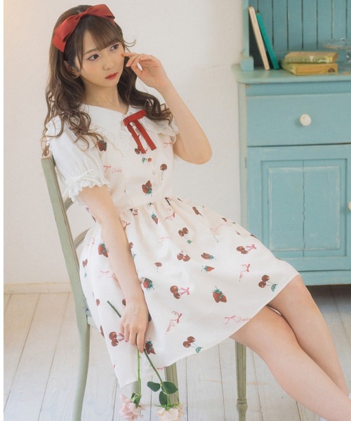 Cherryberryセーラー衿ワンピース ワンピース Ank Rouge アンクルージュ のファッション通販 Zozotown