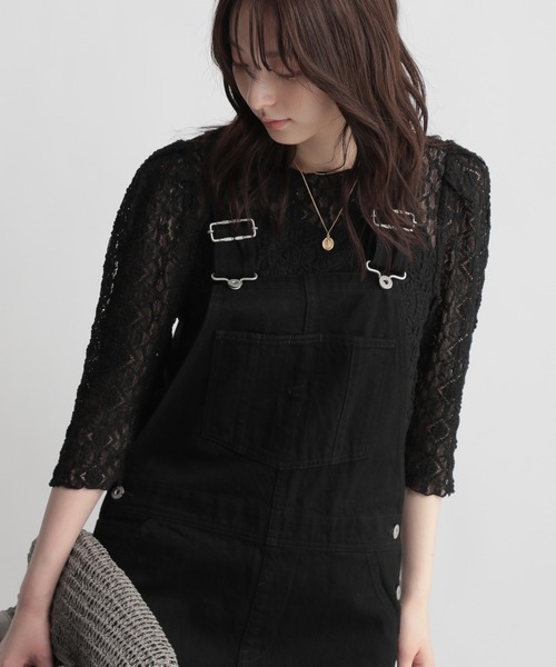 Andemiu（アンデミュウ）の「レースカットソー948879（Tシャツ/カットソー・レディース・ブラック/ベージュ/ブラウン・FREE）」の13枚目の写真