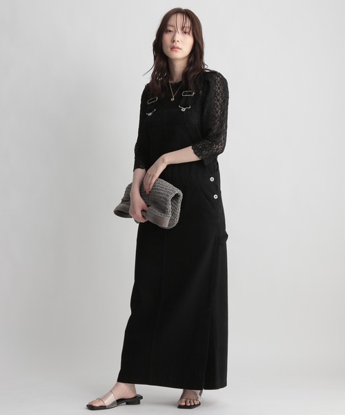 Andemiu（アンデミュウ）の「レースカットソー948879（Tシャツ/カットソー・レディース・ブラック/ベージュ/ブラウン・FREE）」の15枚目の写真