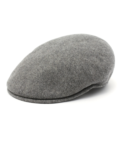 KANGOL（カンゴール）の「WEGO/KANGOL WOOL 504（ハンチング/ベレー帽・メンズ・ブラック/グレー/レッド・LARGE）」の3枚目の写真