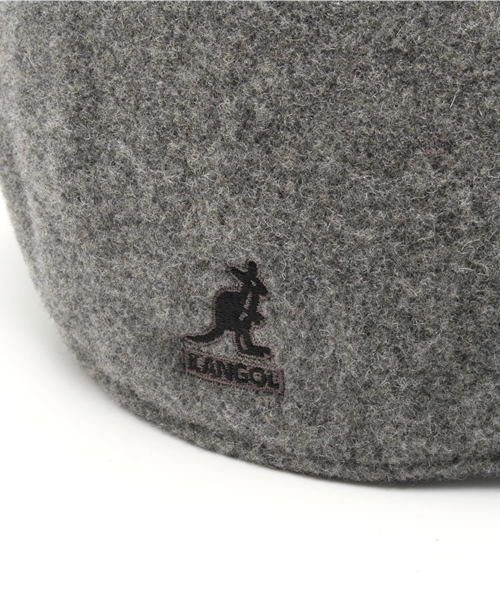 KANGOL（カンゴール）の「WEGO/KANGOL WOOL 504（ハンチング/ベレー帽・メンズ・ブラック/グレー/レッド・LARGE）」の7枚目の写真