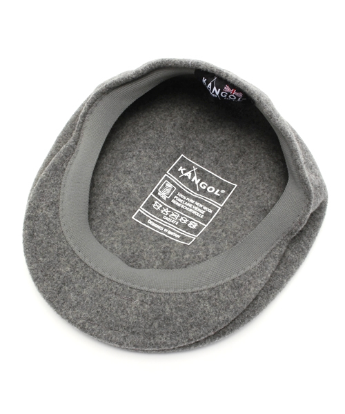 KANGOL（カンゴール）の「WEGO/KANGOL WOOL 504（ハンチング/ベレー帽・メンズ・ブラック/グレー/レッド・LARGE）」の8枚目の写真