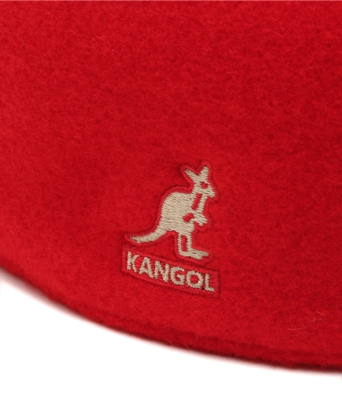 KANGOL（カンゴール）の「WEGO/KANGOL WOOL 504（ハンチング/ベレー帽・メンズ・ブラック/グレー/レッド・LARGE）」の10枚目の写真