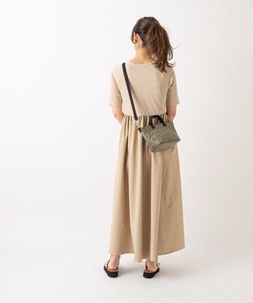 Actually（アクチュアリー）の「スマイルキルティング ミニショルダー 2WAYトート（ショルダーバッグ・レディース・カーキ/シルバー/ブラック・フリー）」の7枚目の写真