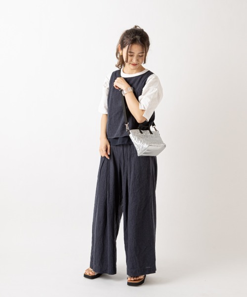 Actually（アクチュアリー）の「スマイルキルティング ミニショルダー 2WAYトート（ショルダーバッグ・レディース・カーキ/シルバー/ブラック・フリー）」の16枚目の写真