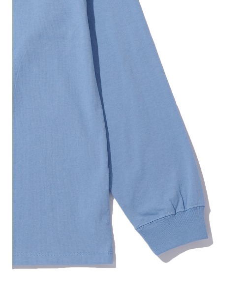 LITTLE UNION（リトルユニオン）の「【カメレオン meets LITTLE UNION】ｷｭｳ L/S TEE（Tシャツ/カットソー・メンズ・ブルー/ホワイト/ブラック・MEDIUM/LARGE）」の5枚目の写真