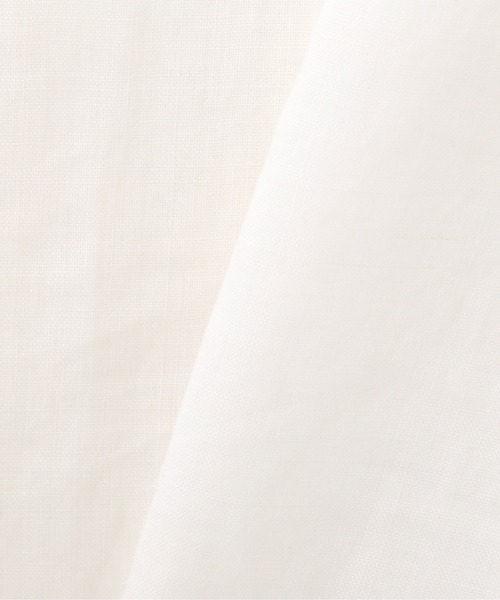 NATURAL BEAUTY BASIC（ナチュラルビューティーベーシック）の「ラミーシャツブラウス（シャツ/ブラウス・レディース・ライトグリーン/オフホワイト/ブラウン/グレー系その他・MEDIUM）」の12枚目の写真