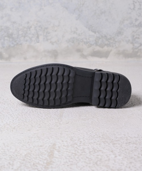 INTER FACTORY(インターファクトリー)の「【WEARISTA 風早ゆうた - シャークソール シンセティックレザー グルカサンダル made in INTER FACTORY】(サンダル・メンズ・ブラック・MEDIUM/SMALL/LARGE)」の16枚目の写真