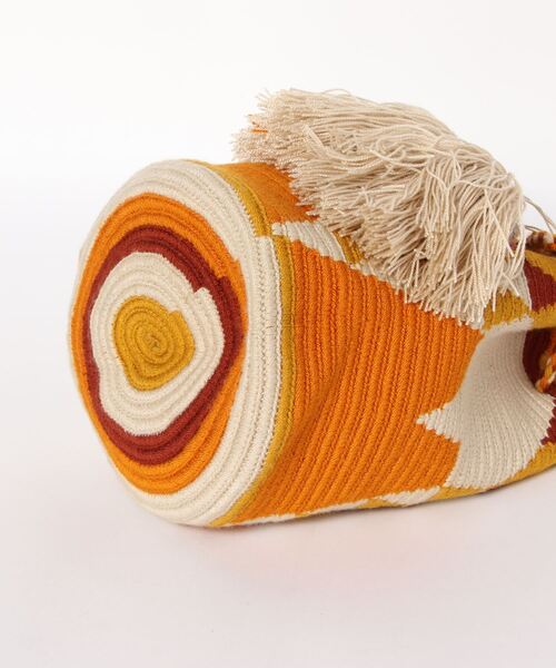 JARDIN DEL CIELO（ジャルディン デル シエロ）の「JARDIN DEL CIELO TRADITIONAL MOCHILA MIDIUM（ショルダーバッグ・レディース・グリーン/ブルー/イエロー/ピンク・ONE SIZE）」の6枚目の写真