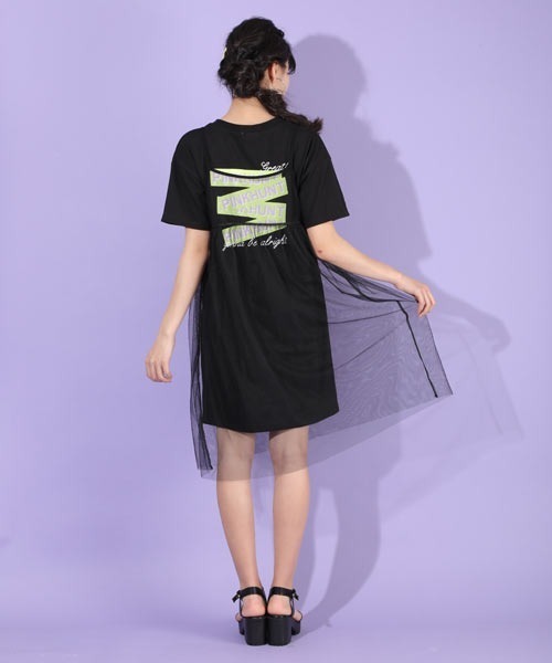 PINKHUNT（ピンクハント）の「PINKHUNT ピンクハント チュールセットワンピース 5558K（ワンピース・キッズ・パープル/ブラック/ベビーピンク・150cm/160cm/140cm/130cm/120cm）」の9枚目の写真