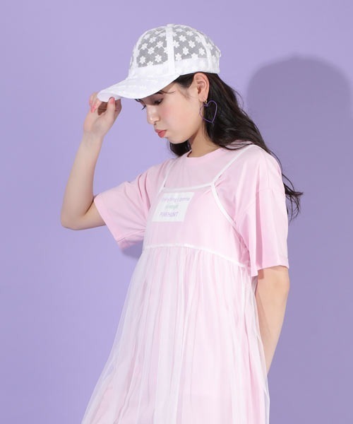 PINKHUNT（ピンクハント）の「PINKHUNT ピンクハント チュールセットワンピース 5558K（ワンピース・キッズ・パープル/ブラック/ベビーピンク・150cm/160cm/140cm/130cm/120cm）」の15枚目の写真