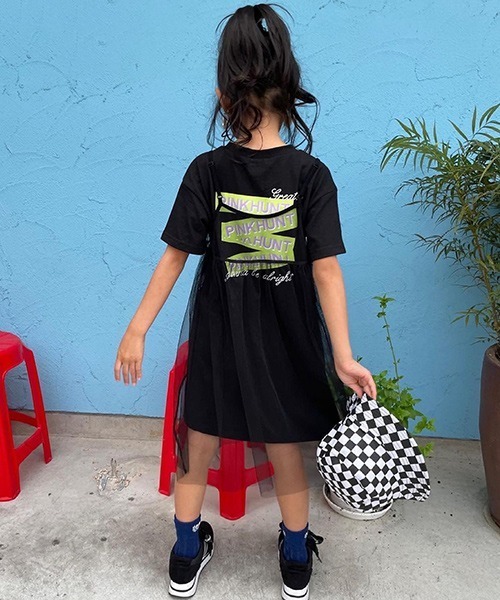 PINKHUNT（ピンクハント）の「PINKHUNT ピンクハント チュールセットワンピース 5558K（ワンピース・キッズ・パープル/ブラック/ベビーピンク・150cm/160cm/140cm/130cm/120cm）」の19枚目の写真