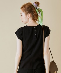 MADEMOISELLE ROPE' | ハニカムキャップスリーブプルオーバー(Tシャツ/カットソー)