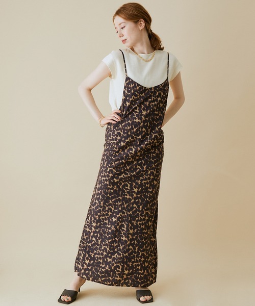 MADEMOISELLE ROPE'（マドモアゼル ロペ）の「【セット対応】ハニカムキャップスリーブプルオーバー（Tシャツ/カットソー・レディース・ブラック/オフホワイト/オレンジ・38）」の9枚目の写真